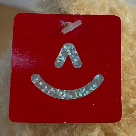 Aurora Slouchee Bear Plush Tan Cream Stuffed Animal Curly Like Fur Sitting 13” - Picture 6 of 11